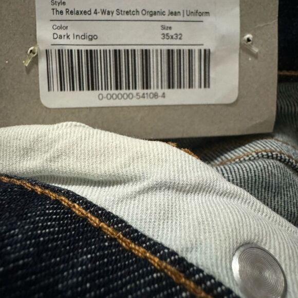 Everlane The Relaxed 4-Way Stretch Organic Jean | Uniform - Picture 11 of 14